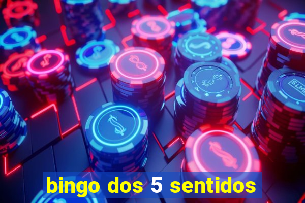 bingo dos 5 sentidos